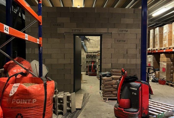 Chambre forte en blocs